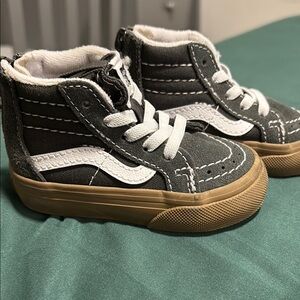 Vans Kids High-Top Sneakers - charcoal grey
